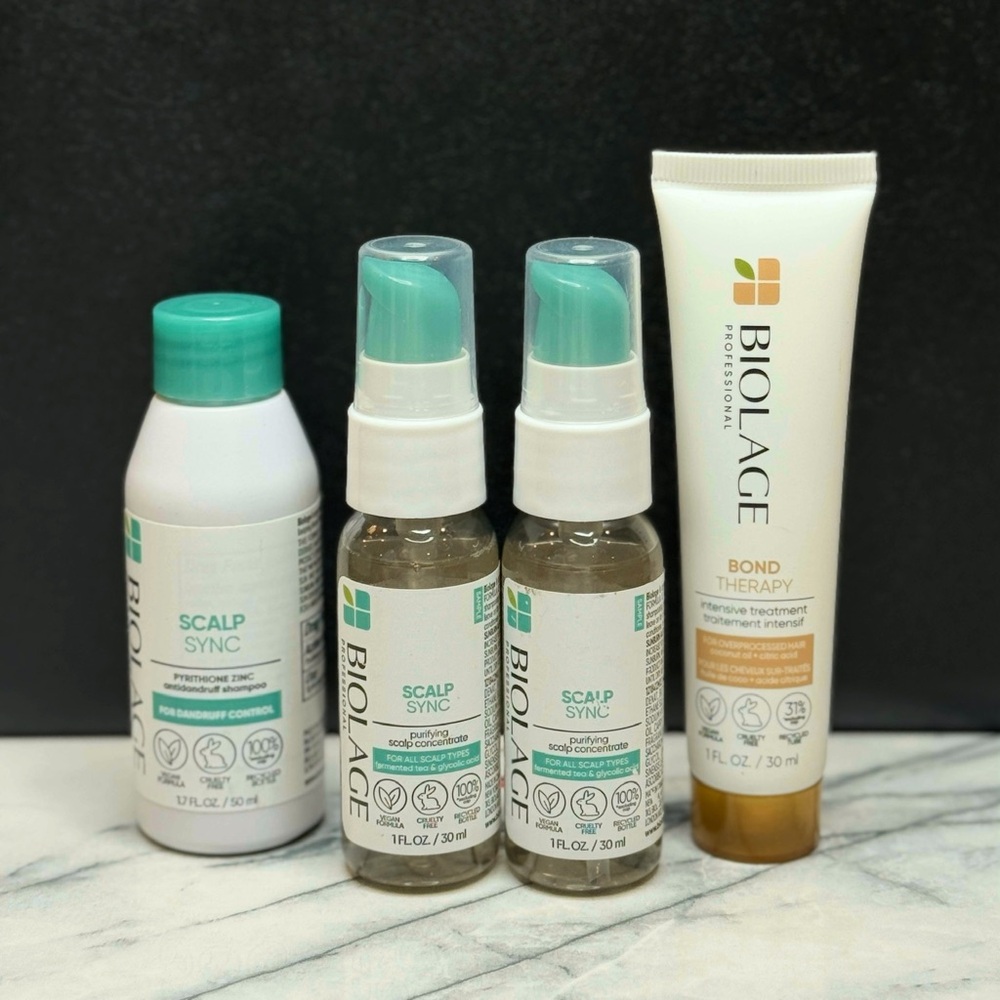 NEW Biolage Travel Size Hair Products Bundle